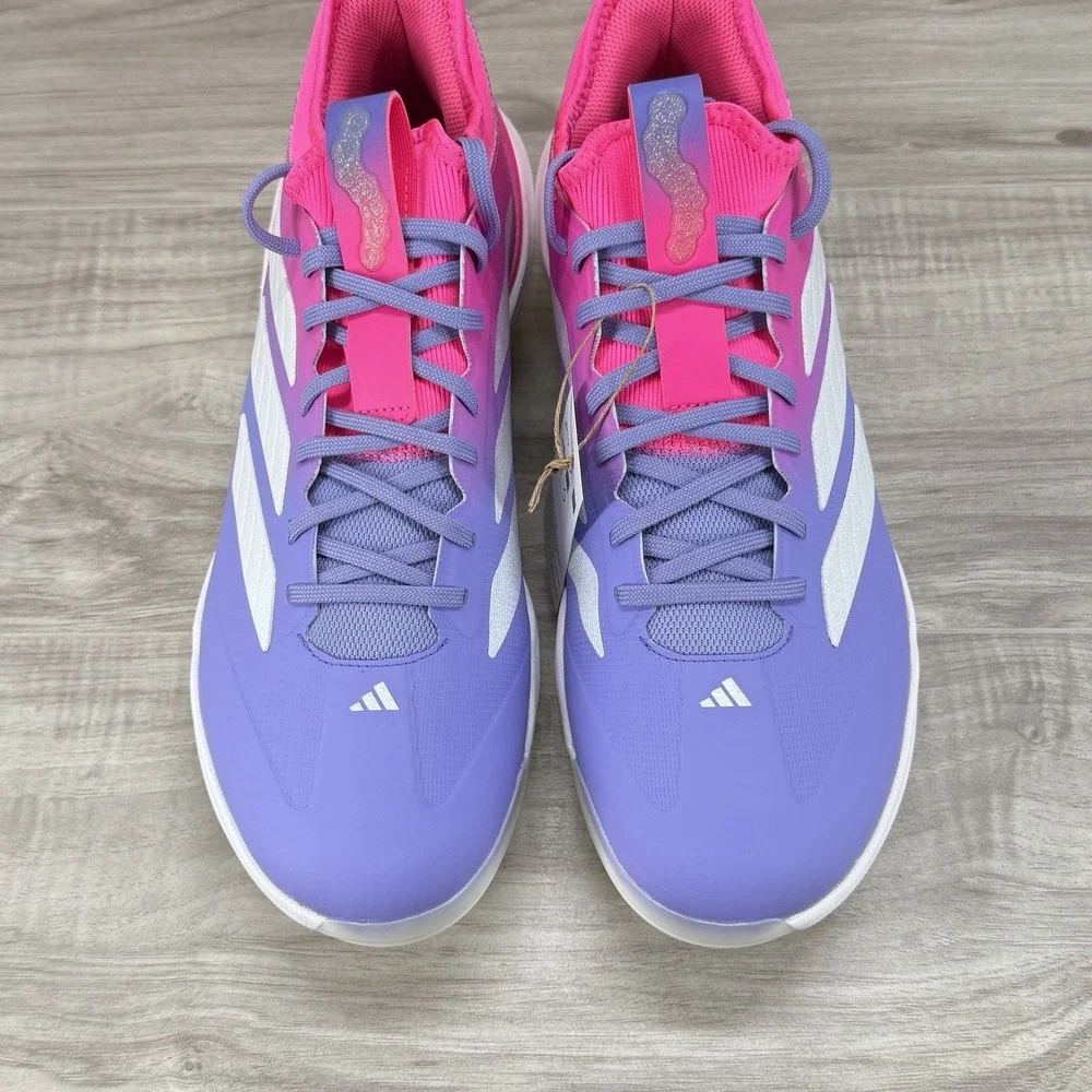 Adidas Adizero TPU Baseball Cleats Men's 11.5 Candy Pink Purple  nby JR7828